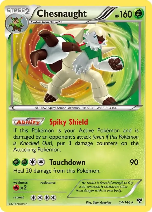 Chesnaught - Pokemon XY #14