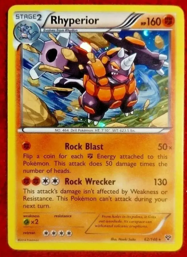 Rhyperior [Holo] - Pokemon XY #62