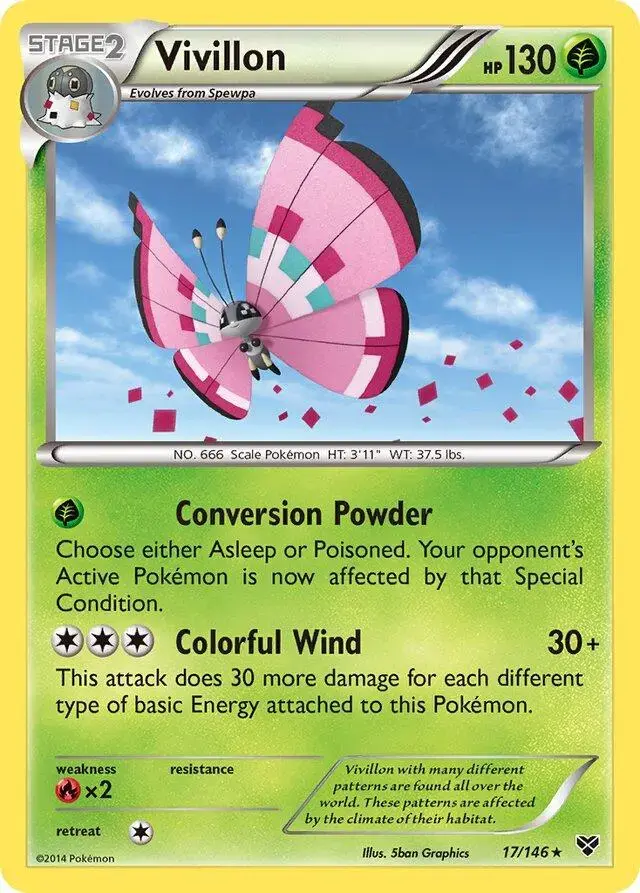 Vivillon - Pokemon XY #17