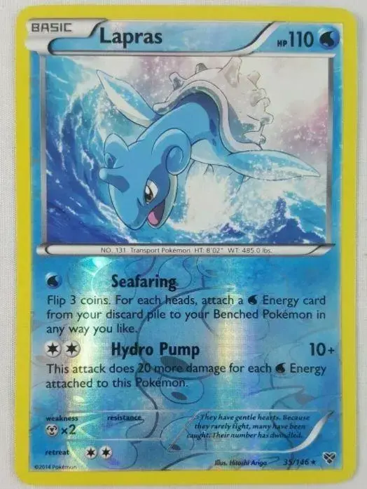 Lapras [Reverse Holo] - Pokemon XY #35
