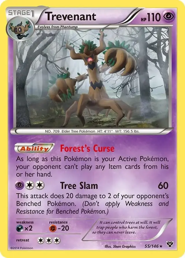 Trevenant - Pokemon XY #55
