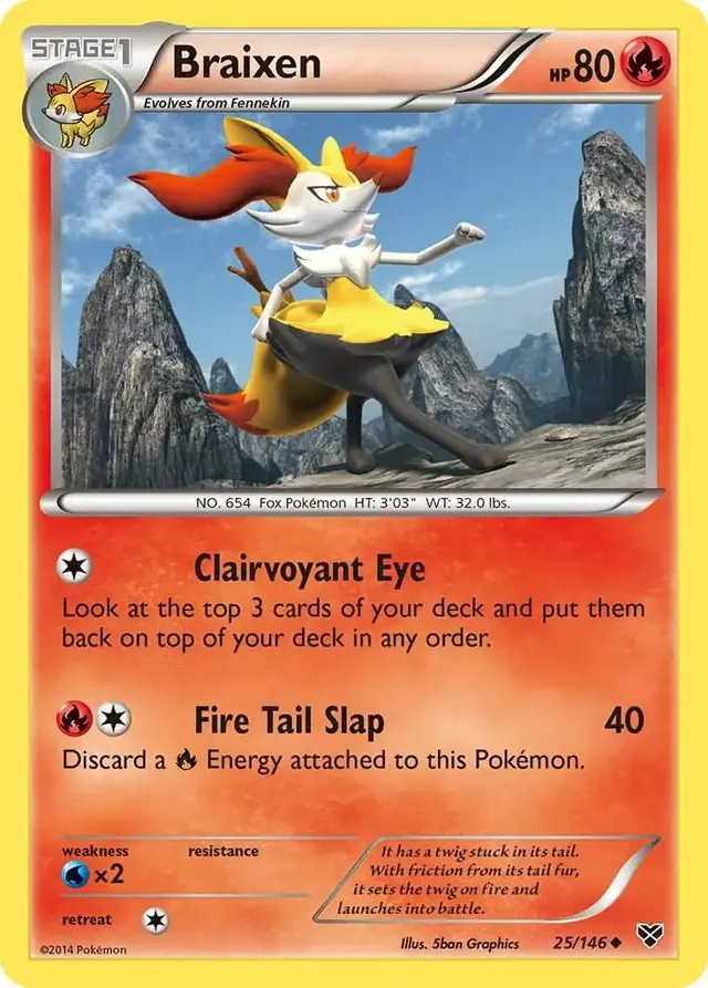 Braixen - Pokemon XY #25