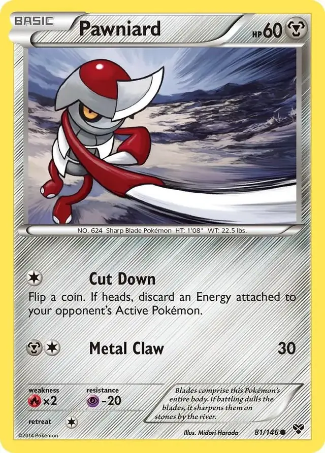 Pawniard - Pokemon XY #81