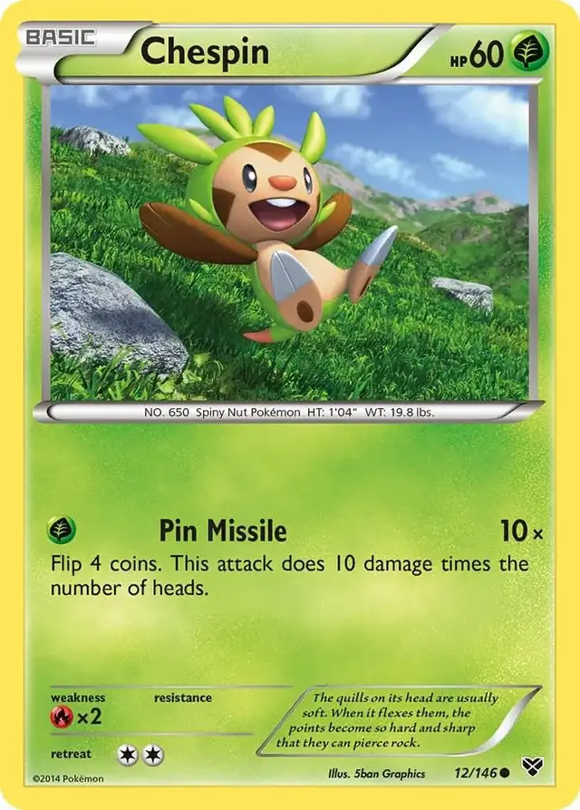 Chespin - Pokemon XY #12