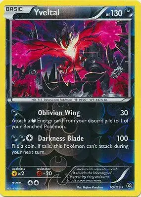 Yveltal [Reverse Holo] - Pokemon XY #78
