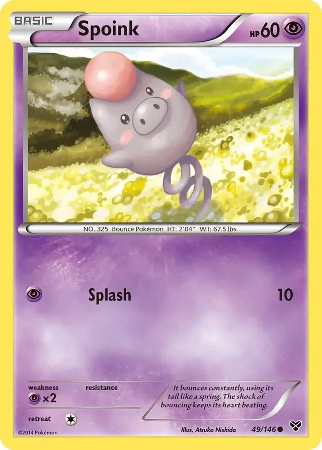 Spoink - Pokemon XY #49