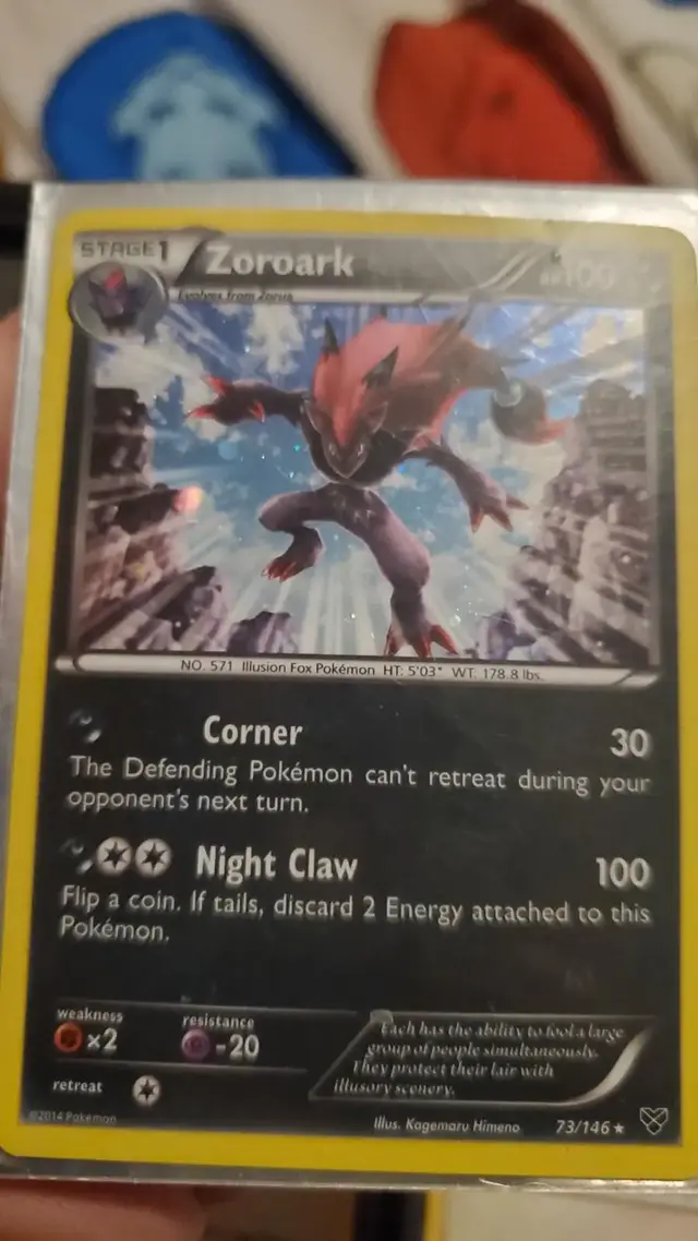 Zoroark [Cosmos Holo] - Pokemon XY #73