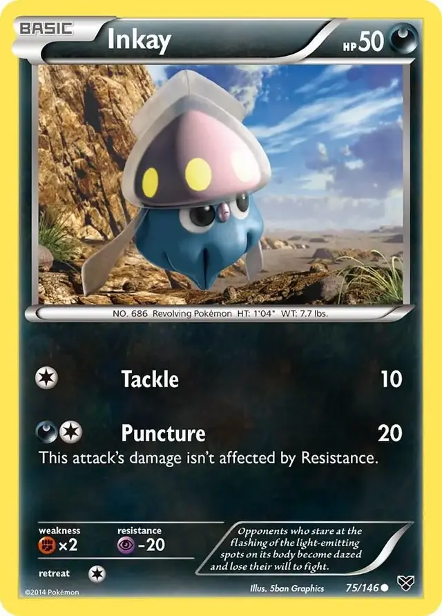 Inkay - Pokemon XY #75
