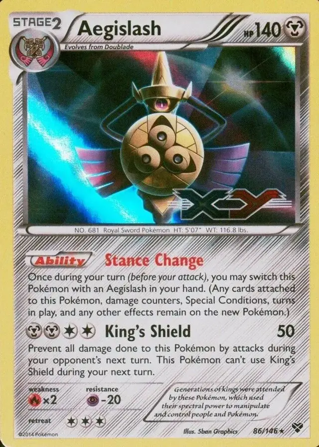 Aegislash [Pre-Release] - Pokemon XY #86