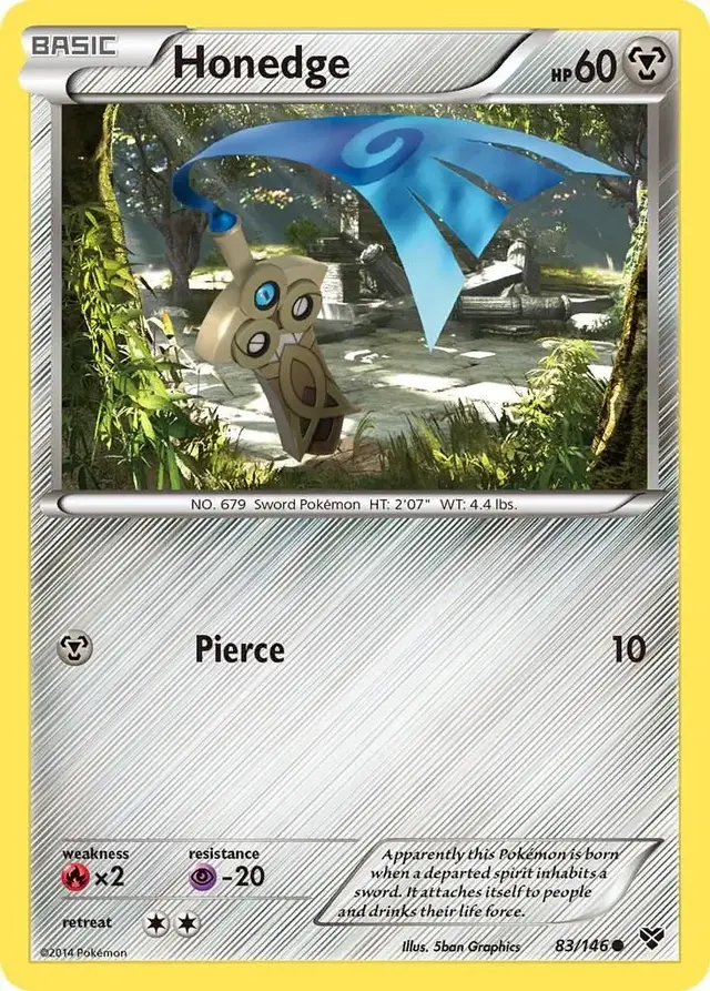 Honedge - Pokemon XY #83