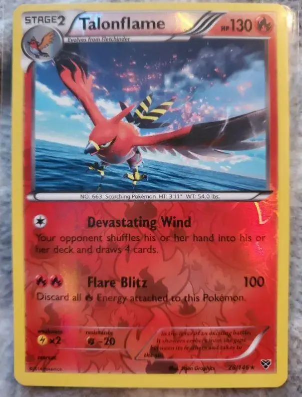 Talonflame [Reverse Holo] - Pokemon XY #28