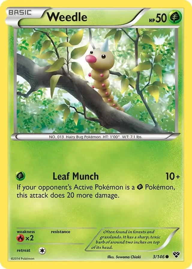 Weedle - Pokemon XY #3