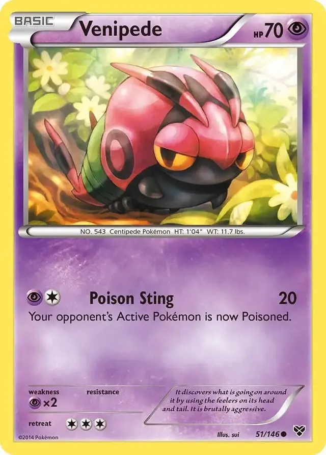 Venipede - Pokemon XY #51