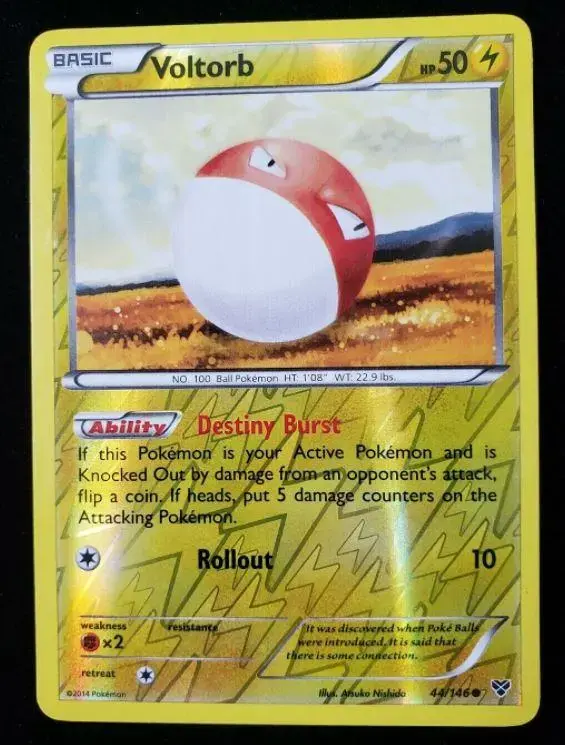 Voltorb [Reverse Holo] - Pokemon XY #44