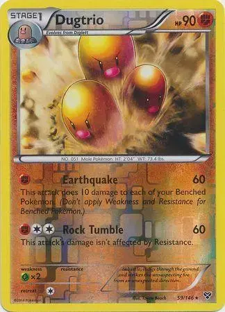Dugtrio [Reverse Holo] - Pokemon XY #59
