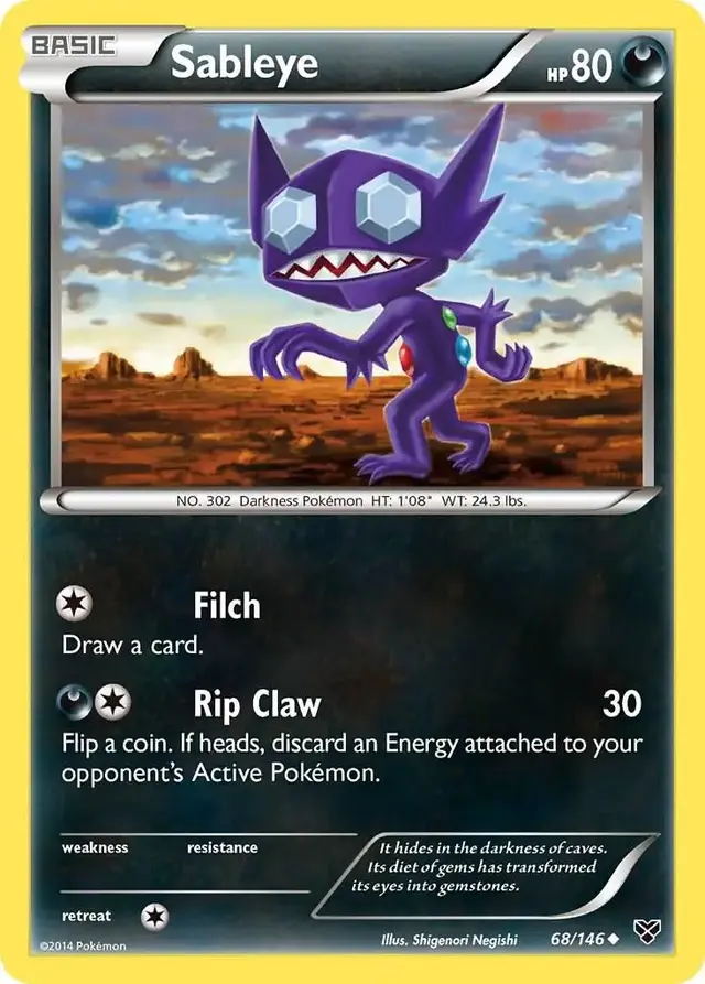 Sableye - Pokemon XY #68