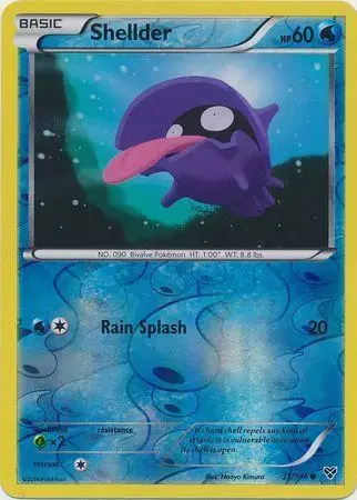 Shellder [Reverse Holo] - Pokemon XY #31