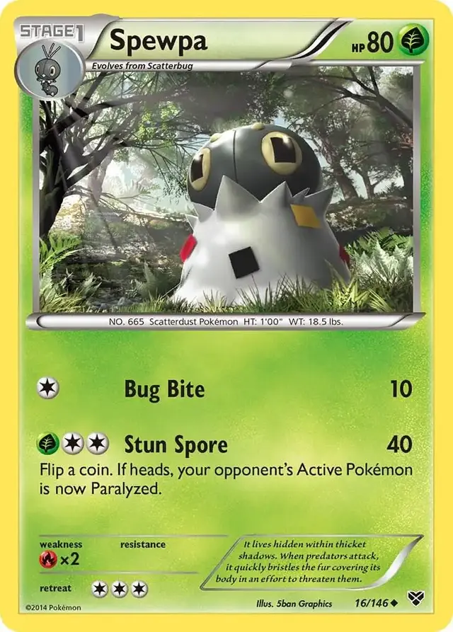 Spewpa - Pokemon XY #16