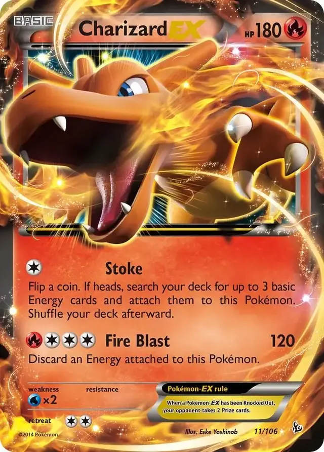 Charizard EX - Pokemon Flashfire #11