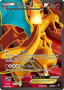 Charizard EX #100 - Pokemon Flashfire