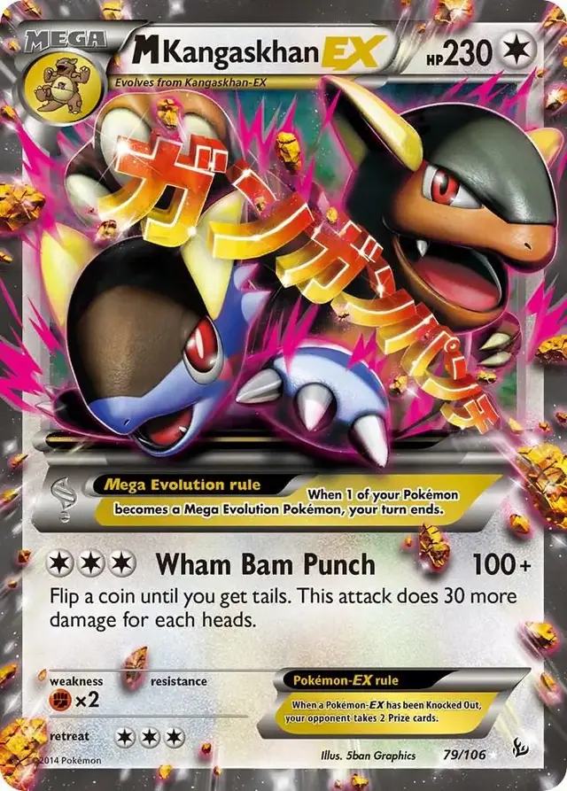 M Kangaskhan EX - Pokemon Flashfire #79