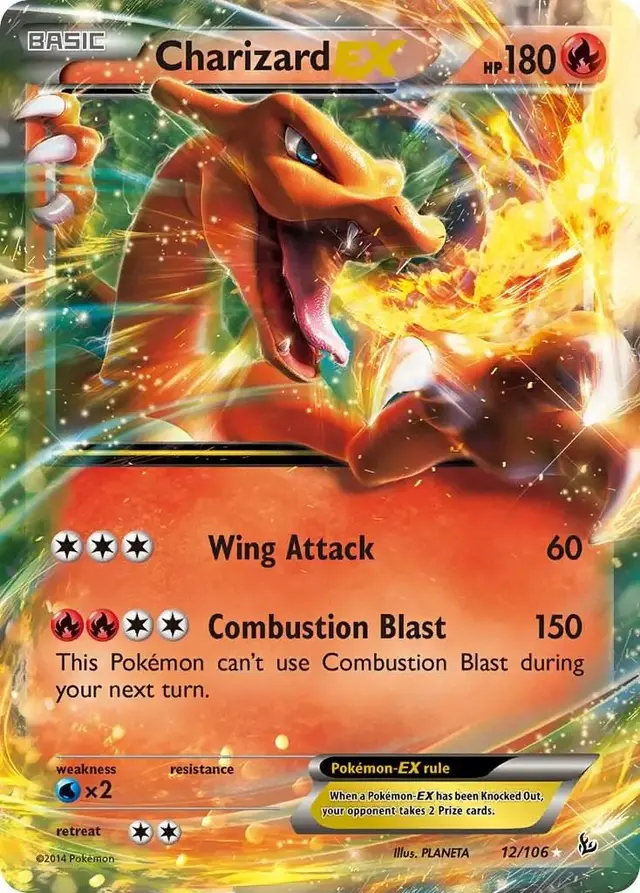 Charizard EX - Pokemon Flashfire #12