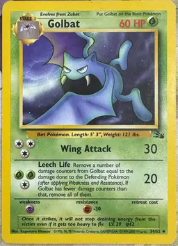Golbat [1999-2000] - Pokemon Fossil