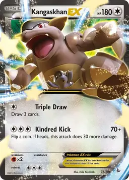 Kangaskhan EX 78 - Pokemon Flashfire