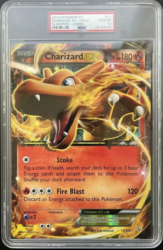Charizard EX [Jumbo] - Pokemon Flashfire #11