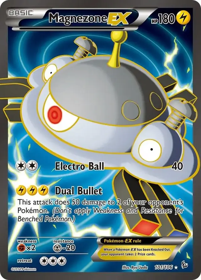 Magnezone EX - Pokemon Flashfire #101