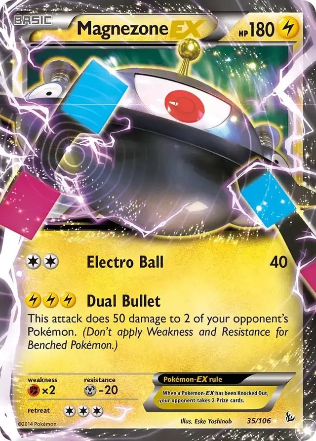 Magnezone EX - Pokemon Flashfire #35