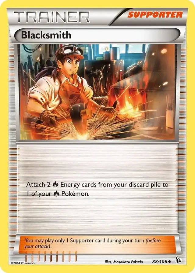 Blacksmith - Pokemon Flashfire #88