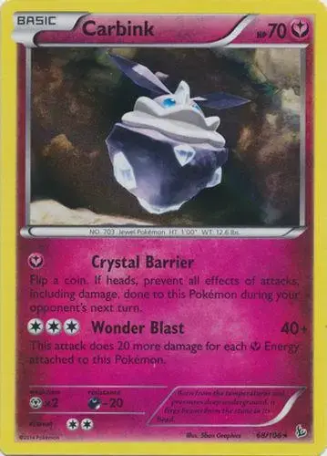 Carbink [Holo] - Pokemon Flashfire #68
