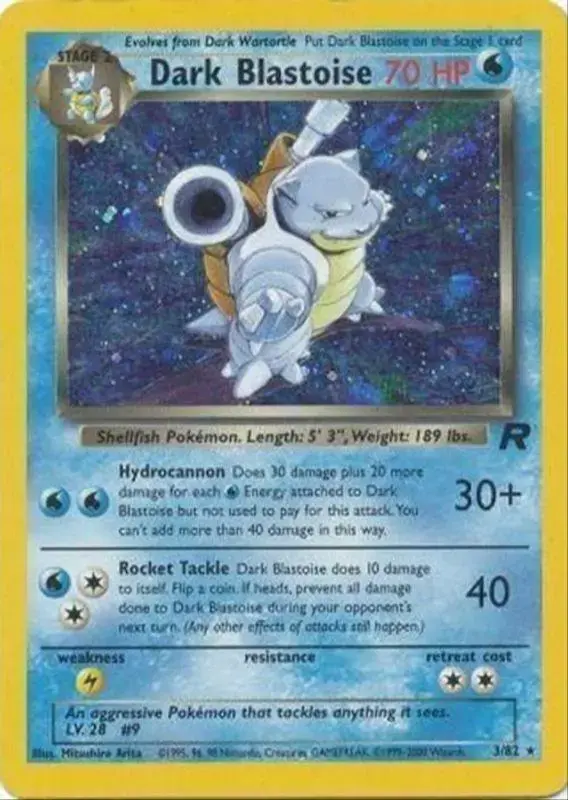 Dark Blastoise - Pokemon Team Rocket #3