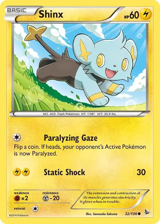 Shinx - Pokemon Flashfire #32