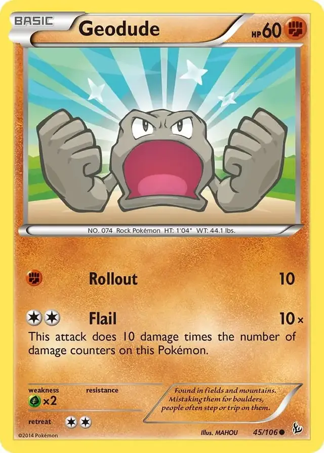 Geodude - Pokemon Flashfire #45