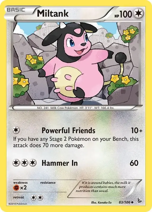 Miltank - Pokemon Flashfire #83