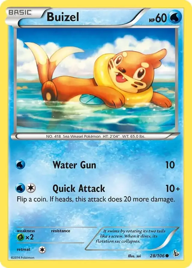 Buizel - Pokemon Flashfire #28