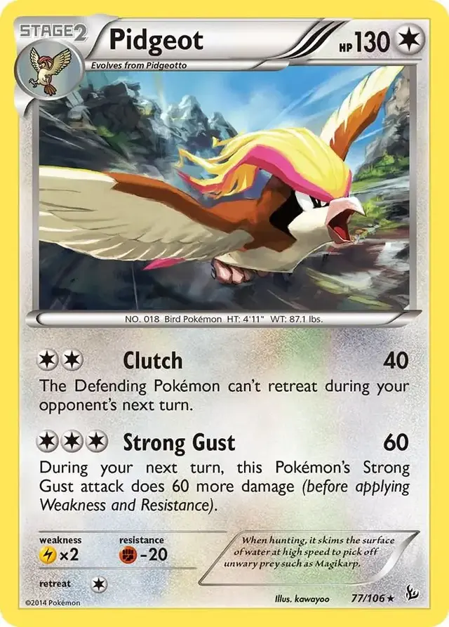 Pidgeot - Pokemon Flashfire #77