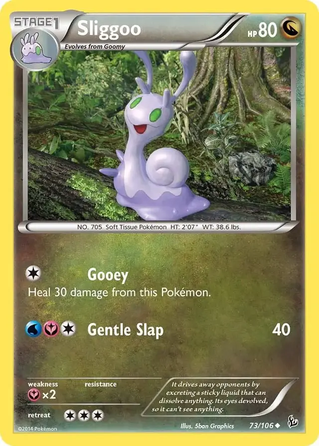 Sliggoo - Pokemon Flashfire #73