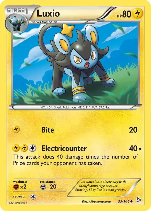 Luxio - Pokemon Flashfire #33