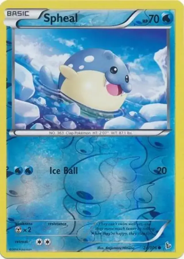 Spheal [Reverse Holo] - Pokemon Flashfire #24