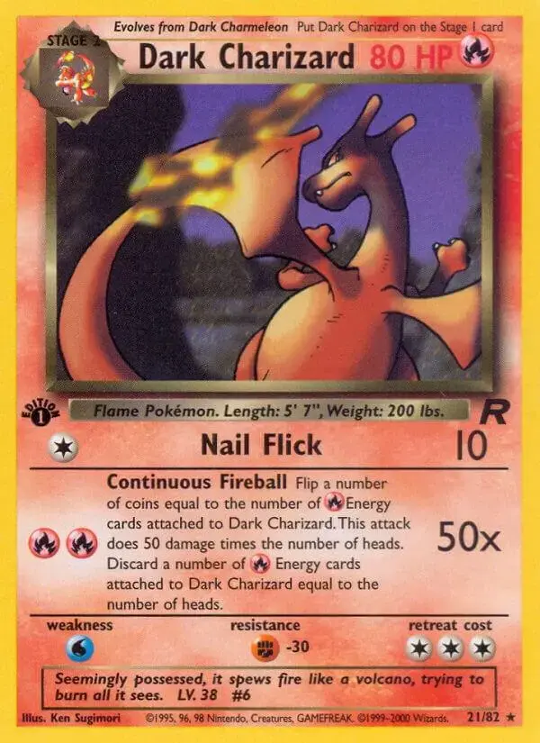 Dark Charizard [1st Edition] - Pokemon Team Rocket #21