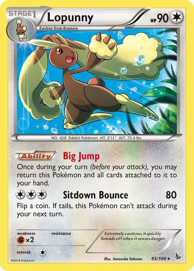 Lopunny - Pokemon Flashfire #85