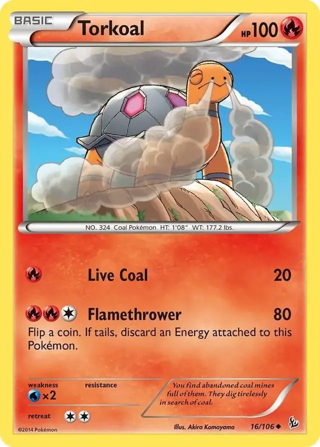 Torkoal - Pokemon Flashfire #16