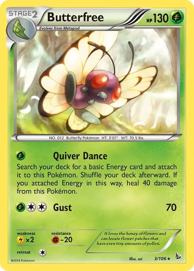 Butterfree - Pokemon Flashfire #3