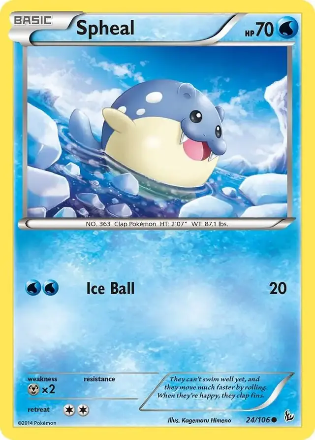 Spheal - Pokemon Flashfire #24