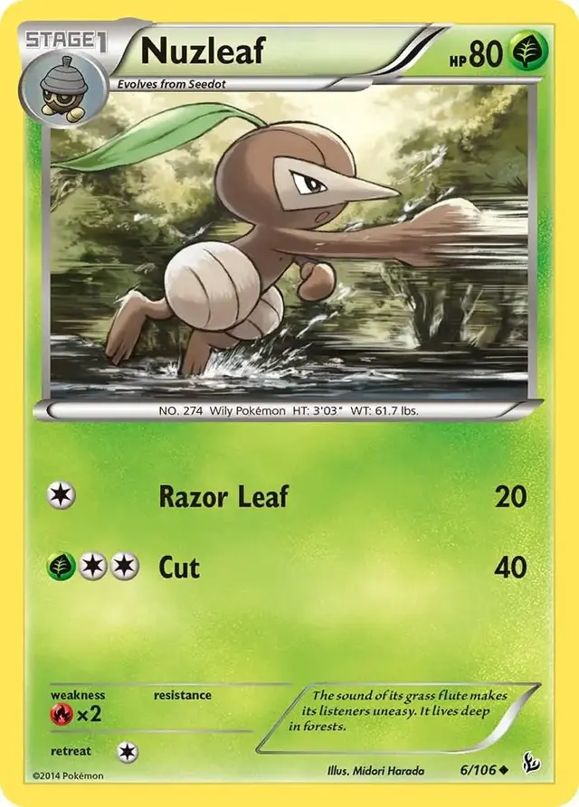 Nuzleaf - Pokemon Flashfire #6