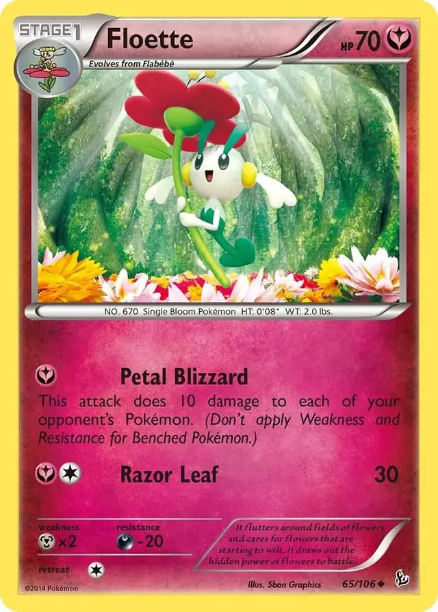 Floette - Pokemon Flashfire #65
