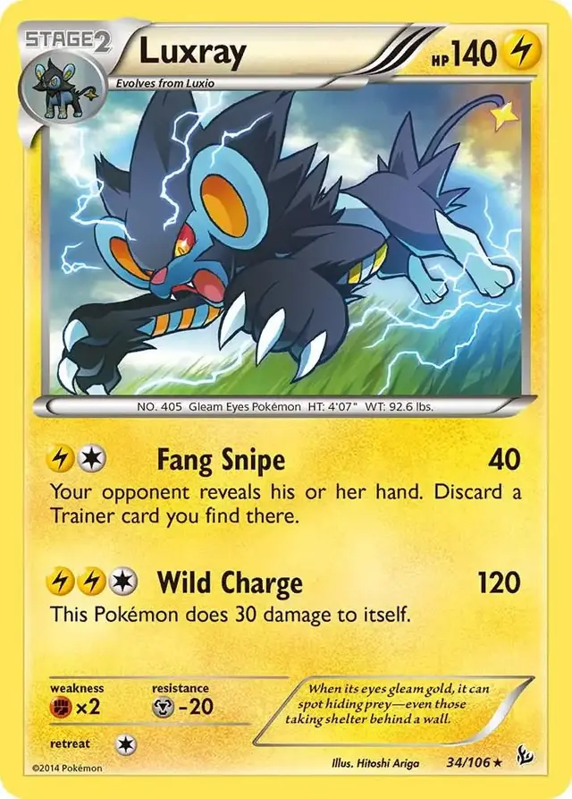 Luxray - Pokemon Flashfire #34